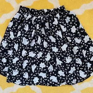 Modcloth Halloween Ghost Skirt